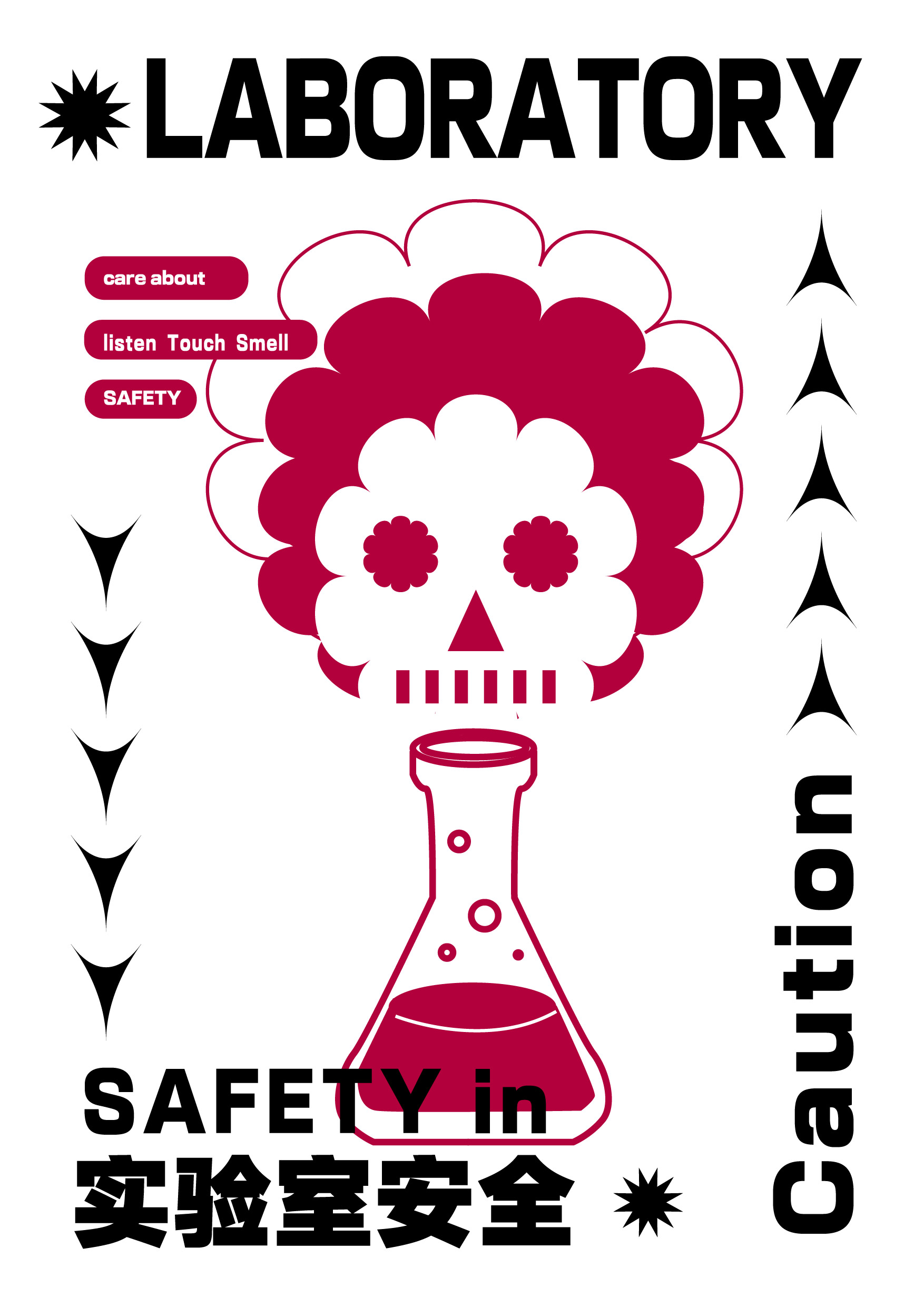实验室安全创意海报图片